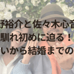 鹿野裕介と佐々木心音の馴れ初めに迫る！出会いから結婚までの物語