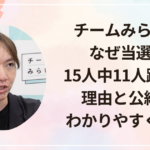 チームみらいはなぜ当選?15人中11人躍進の理由と公約をわかりやすく解説