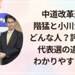 中道改革連合・階猛と小川淳也はどんな人？評判は？代表選の違いをわかりやすく解説
